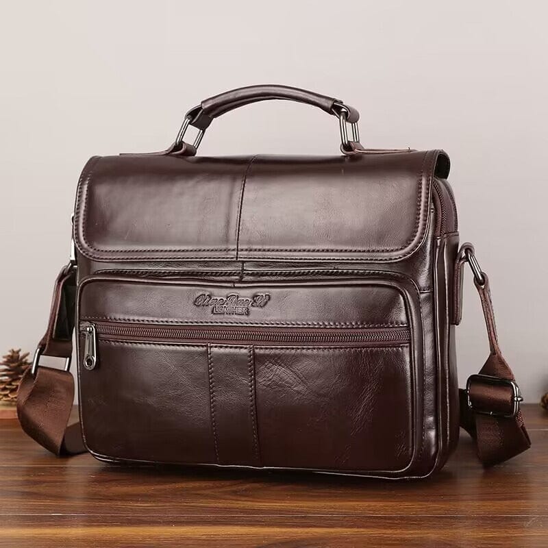 Sac Bandoulière Homme Cuir  Caffé / Cuir / Homme Sac bandoulière