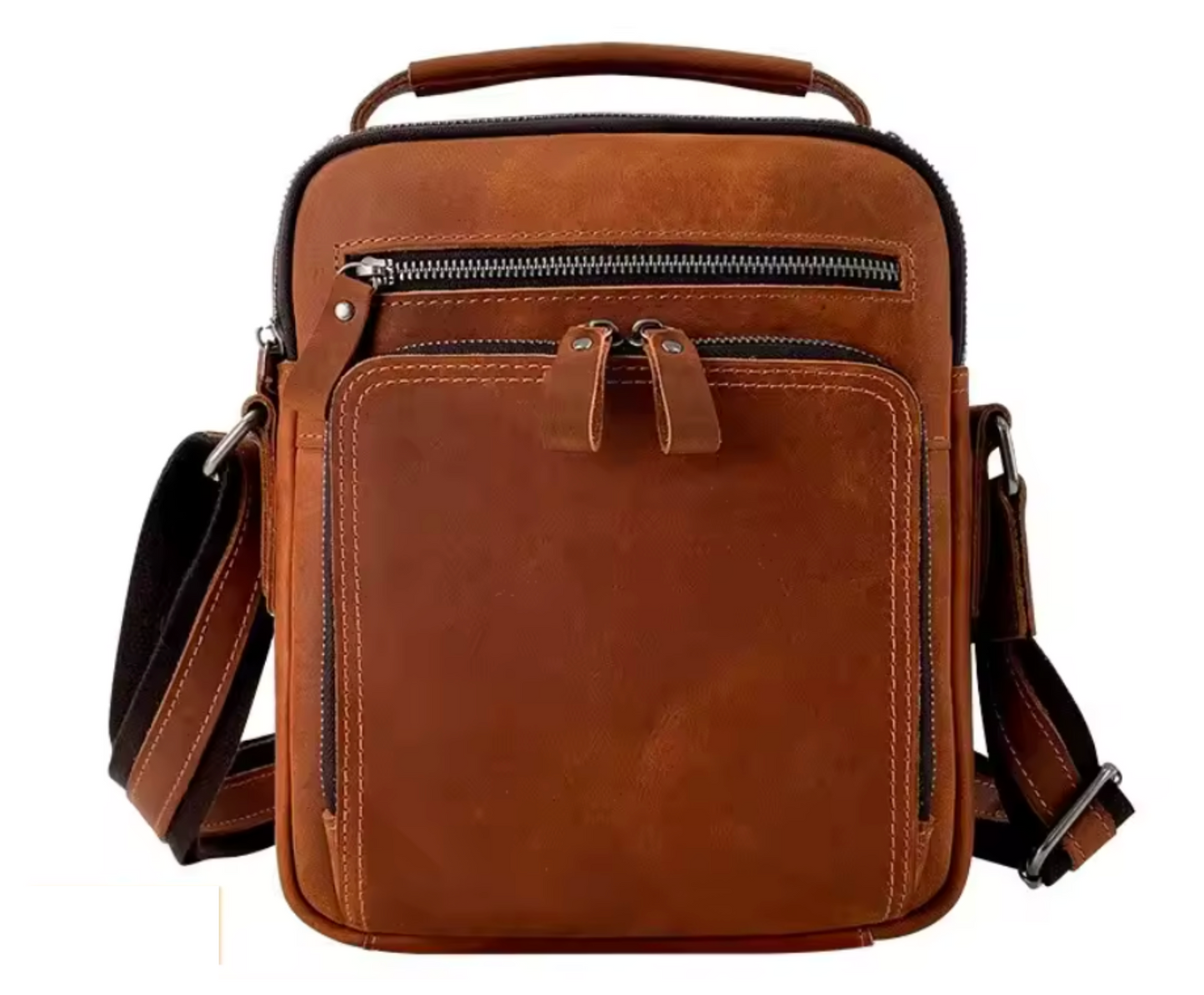 Sac Bandoulière Homme Cuir Travail | Élégant et Pratique Marron / Cuir / Homme Sac bandoulière