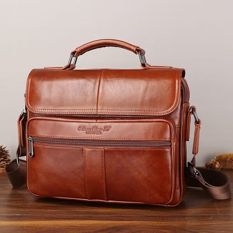 Sac Bandoulière Homme Cuir  Marron / Cuir / Homme Sac bandoulière