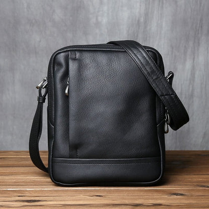 Sac Bandoulière Homme Cuir Aaron | La Casa du Cuir Noir / Cuir / Homme Sac bandoulière