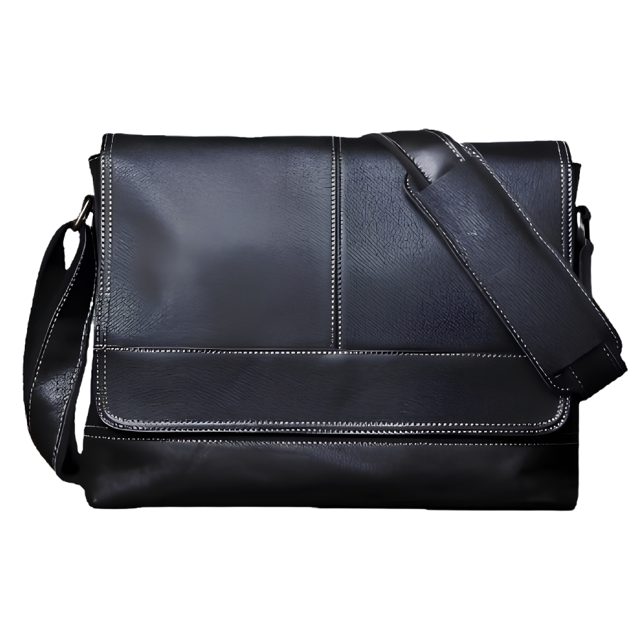 Sac Bandoulière Homme Cuir Nathan | La Casa du Cuir Noir / Cuir / Homme Sac bandoulière