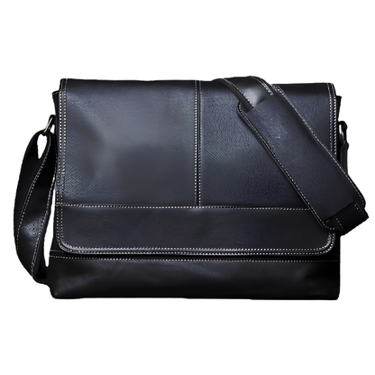 Sac Bandoulière Homme Cuir Nathan | La Casa du Cuir Noir / Cuir / Homme Sac bandoulière