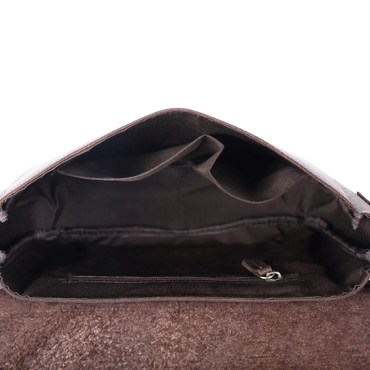 Sac Bandoulière Homme Cuir Vintage Claude | Authentique Chocolat / Cuir Véritable