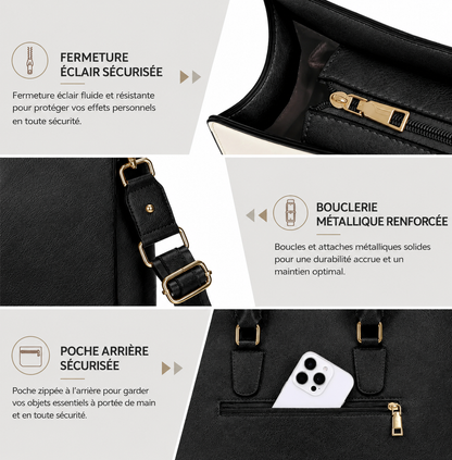 Sac Bureau Femme Maude | Sac Ordinateur Femme Chic 16"