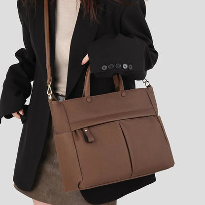 Sac Cabas Bandoulière Femme Grand Format Imperméable – Modèle Élise Sac Cuir Femme