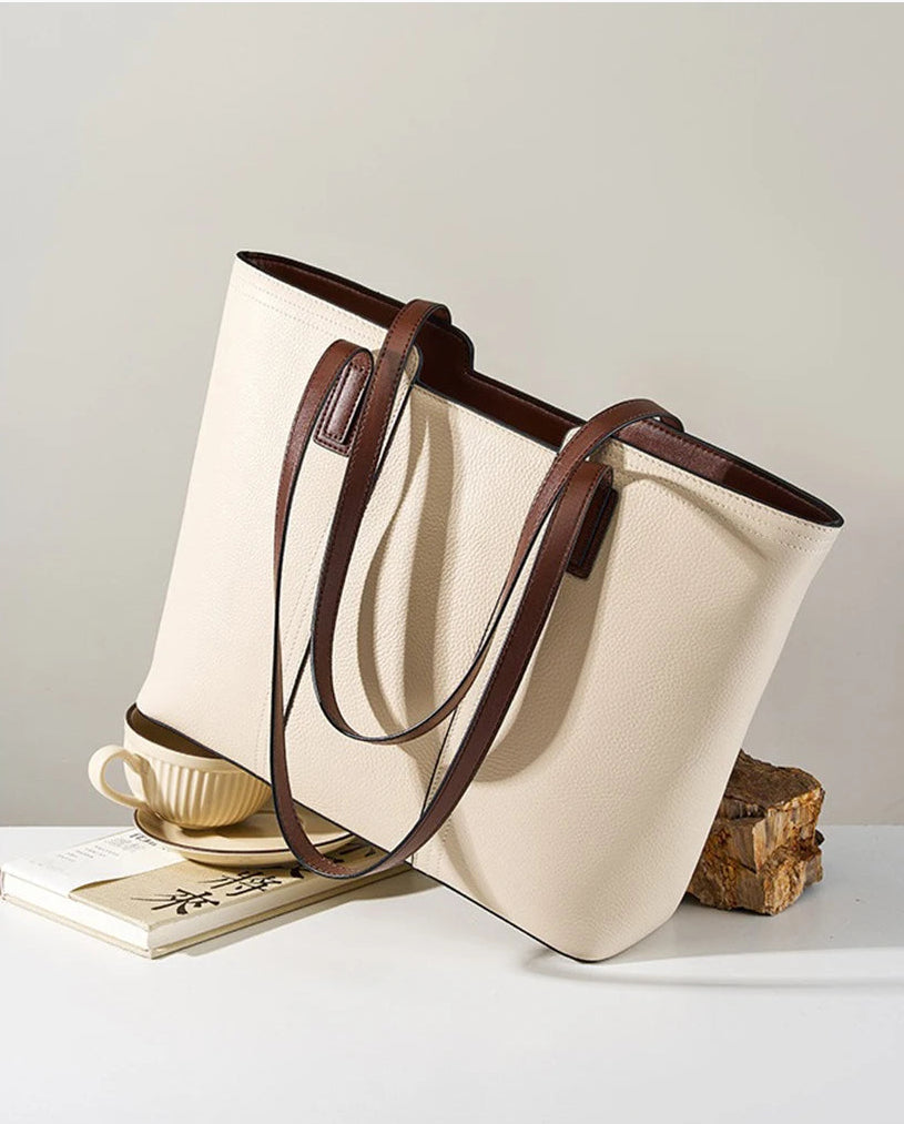 Sac Cabas Clara – Sac Femme Chic en Cuir Souple Sac Cabas