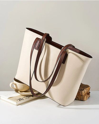 Sac Cabas Clara – Sac Femme Chic en Cuir Souple Sac Cabas