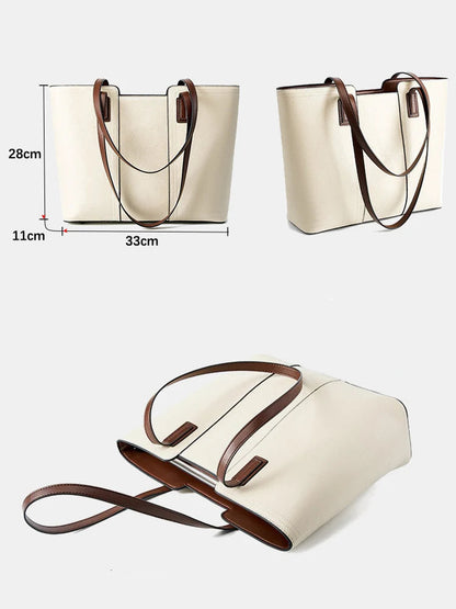 Sac Cabas Clara – Sac Femme Chic en Cuir Souple Sac Cabas