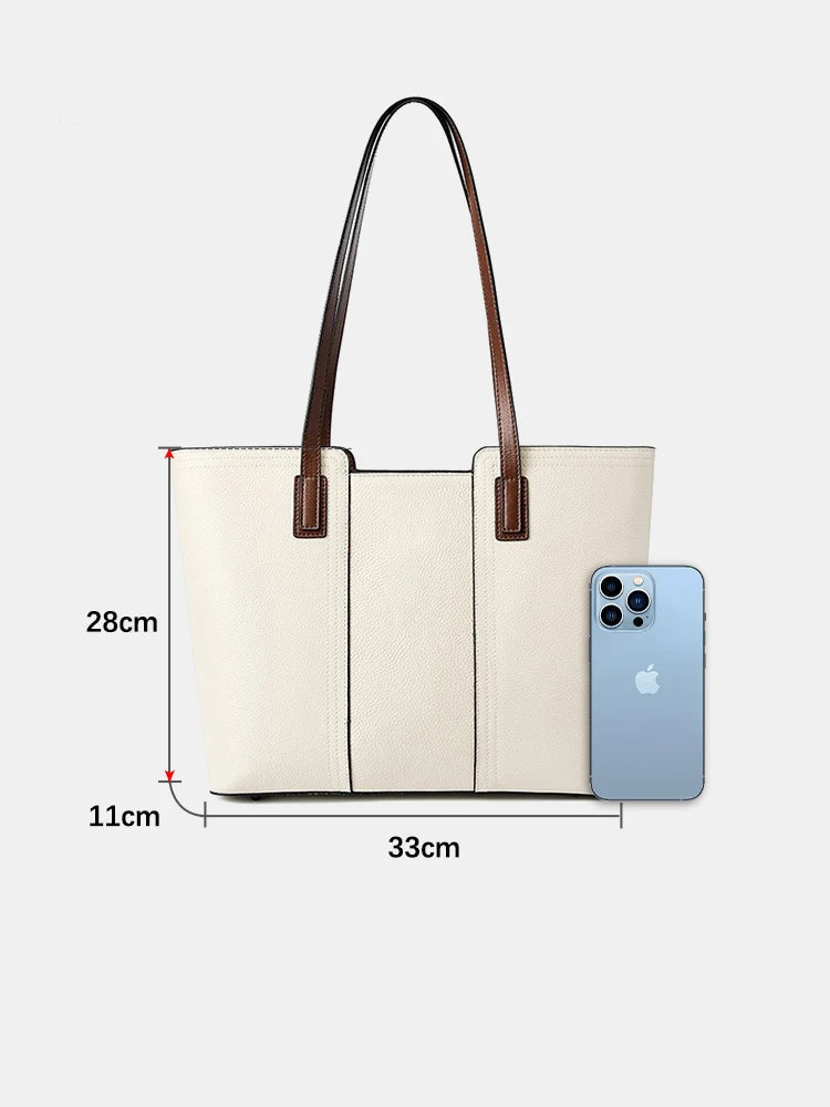 Sac Cabas Clara – Sac Femme Chic en Cuir Souple Sac Cabas