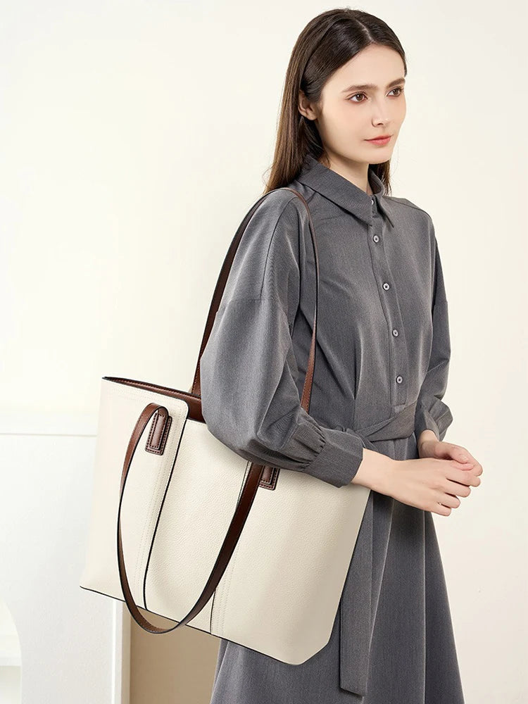 Sac Cabas Clara – Sac Femme Chic en Cuir Souple Sac Cabas