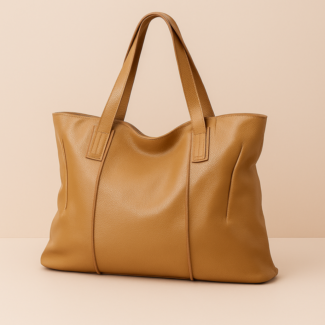 Sac Cabas Cuir Souple Femme – Grand Format et Couleurs Tendance Khaki / Cuir Véritable Sac Cuir Femme