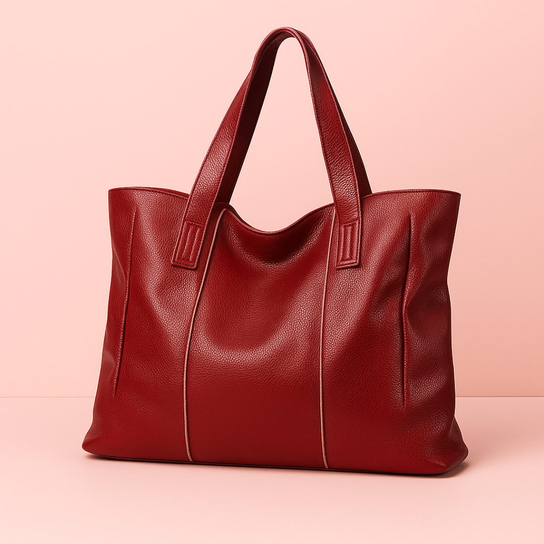 Sac Cabas Cuir Souple Femme – Grand Format et Couleurs Tendance Rouge / Cuir Véritable Sac Cuir Femme