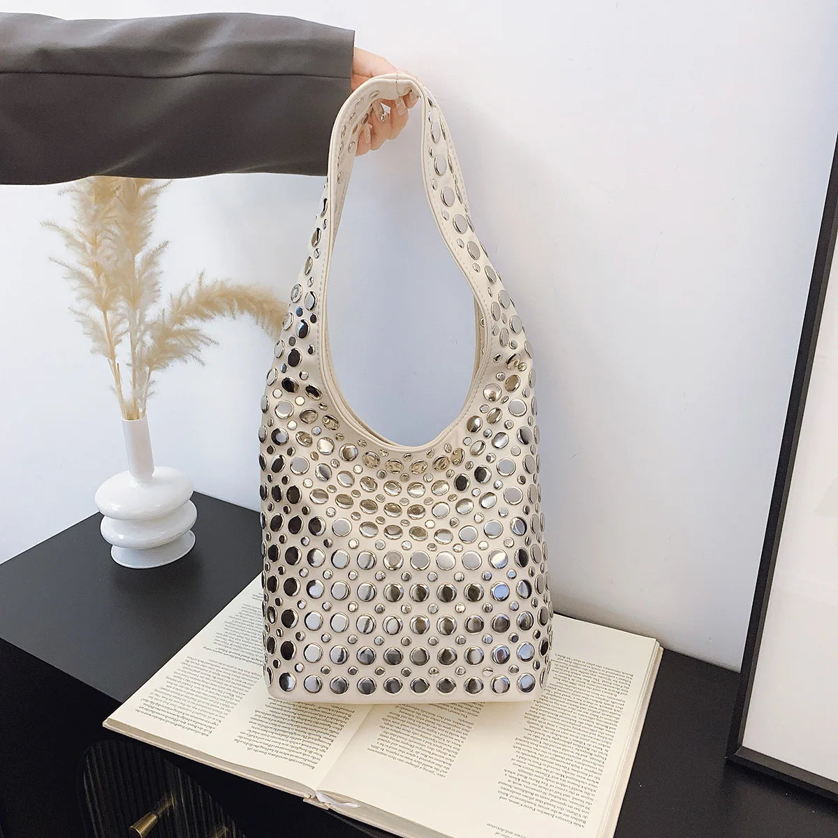 Sac Cabas Cuir Vegan Femme Mila | Sac Cabas Luxe Pas Cher