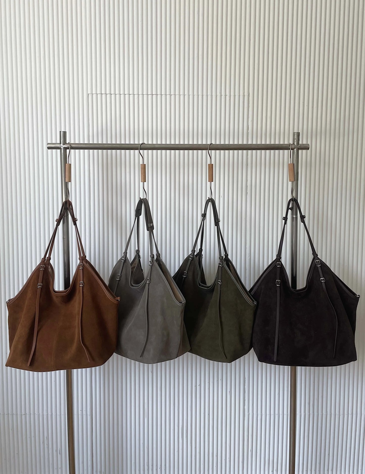 Sac Cabas en Daim Kim | Cabas Daim Souple Chic & Tendance Sac Cabas