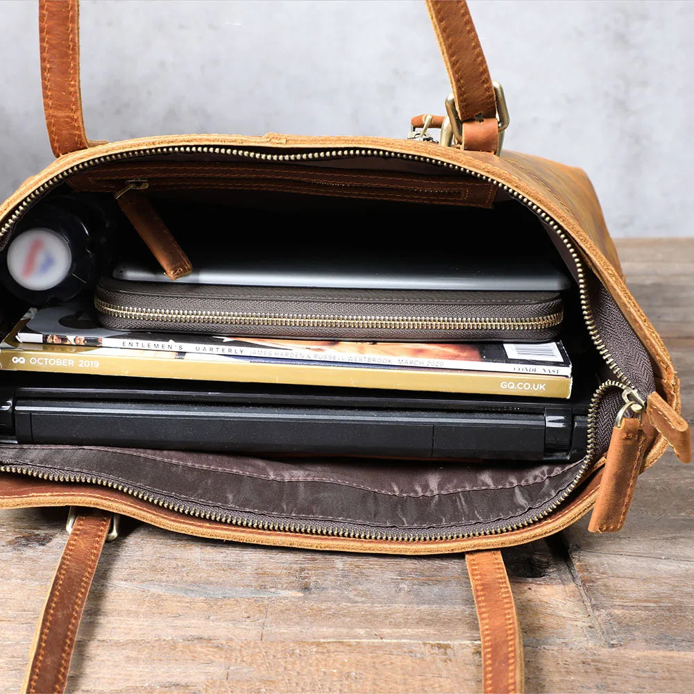 Sac Cabas Homme Cuir Élégant | Minimaliste & Intemporel Sac Cuir
