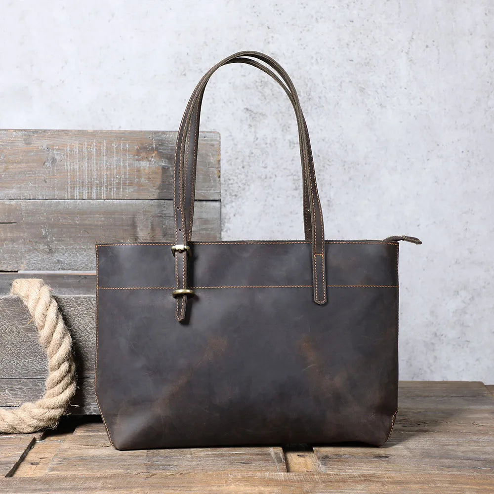 Sac Cabas Homme Cuir Élégant | Minimaliste & Intemporel Sac Cuir