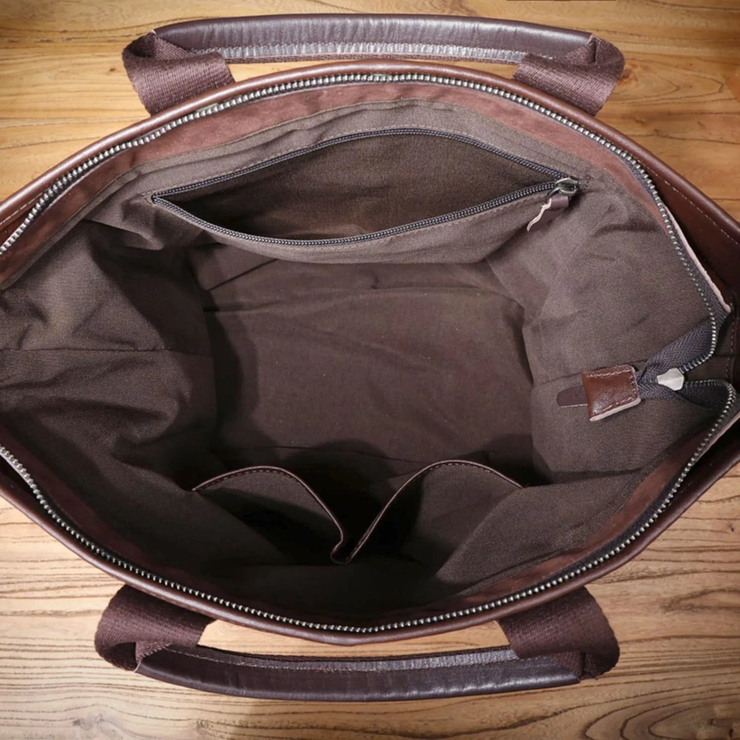 Sac Cabas Homme Cuir Ordinateur | Grand Format Travail Élégant Sac Cuir