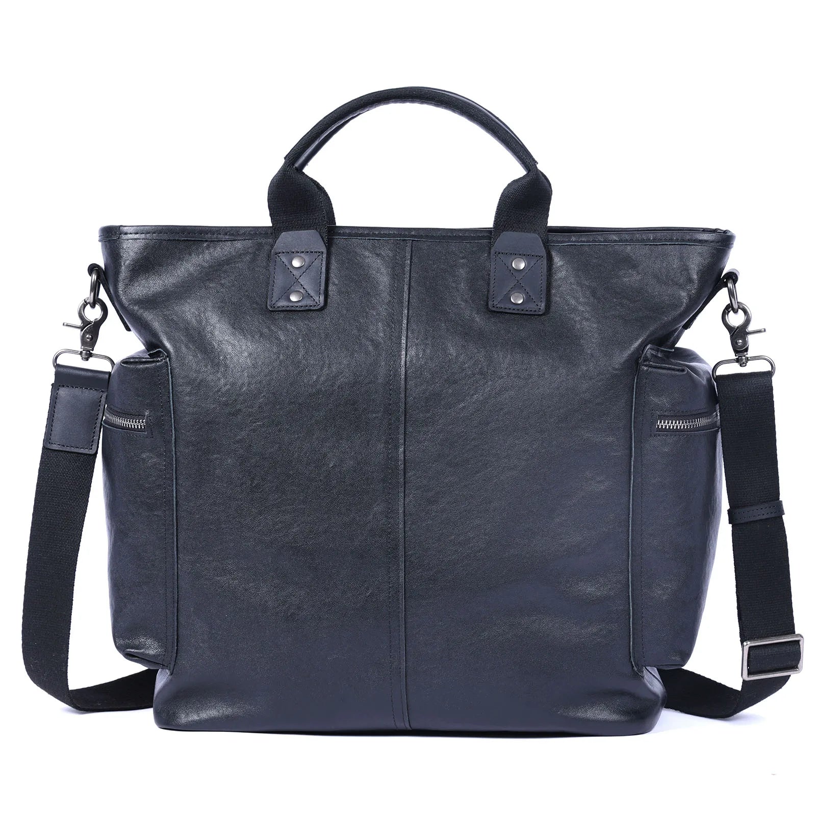 Sac Cabas Homme Cuir Ordinateur | Grand Format Travail Élégant Sac Cuir