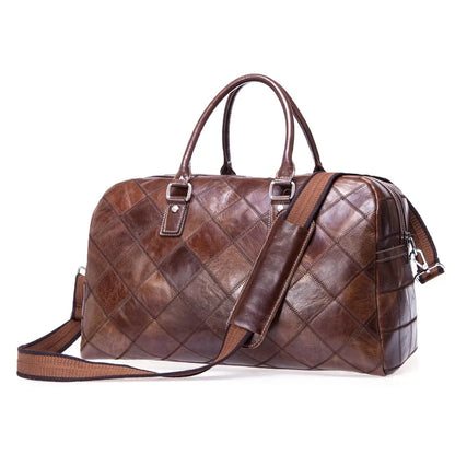Sac Cuir de Voyage Claude – Élégance & Style pour vos Escapades Café / Cuir Véritable Sac de voyage