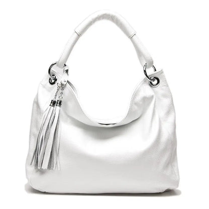 Sac Cuir Femme Cabas Amatista – Élégant & grand format Blanc / Cuir Véritable Sac Cuir Femme