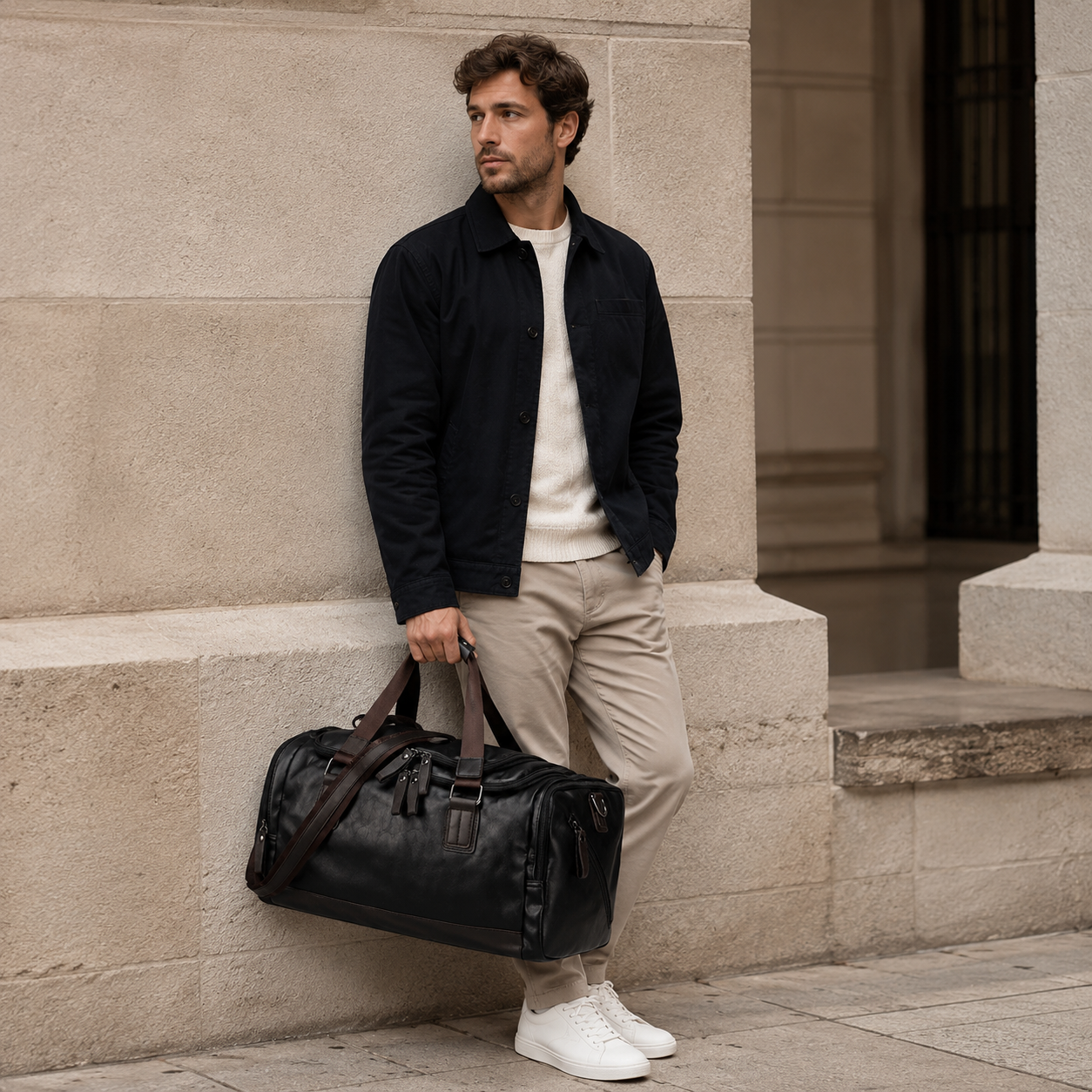 Sac de Sport Homme Chic Pierre | Bureau & Week-end sac de sports