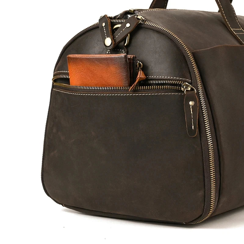 Sac de Voyage Costume Homme Cuir Gabriel | Business 48h
