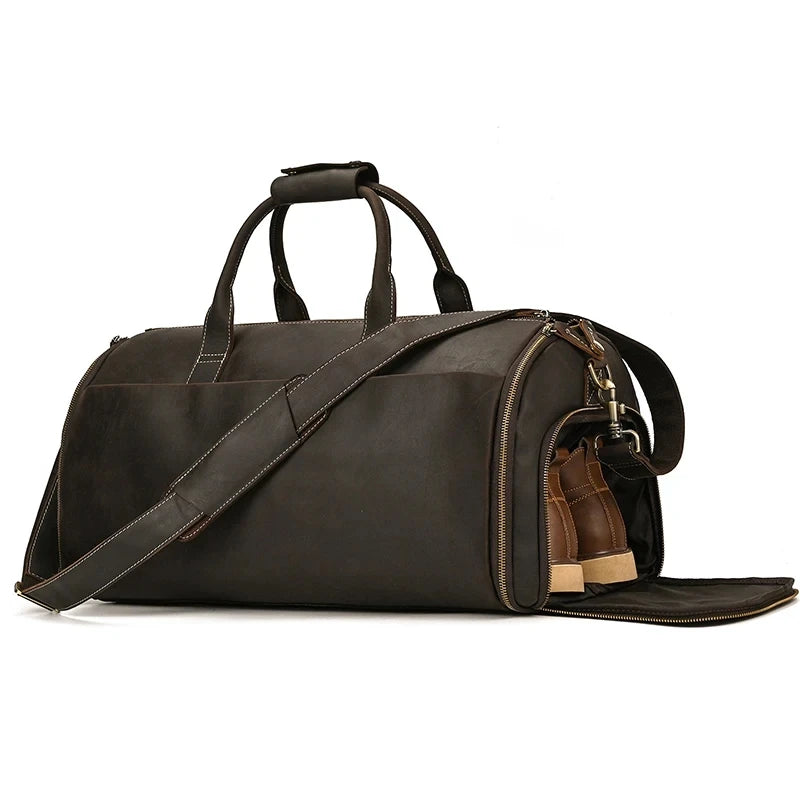 Sac de Voyage Costume Homme Cuir Gabriel | Business 48h