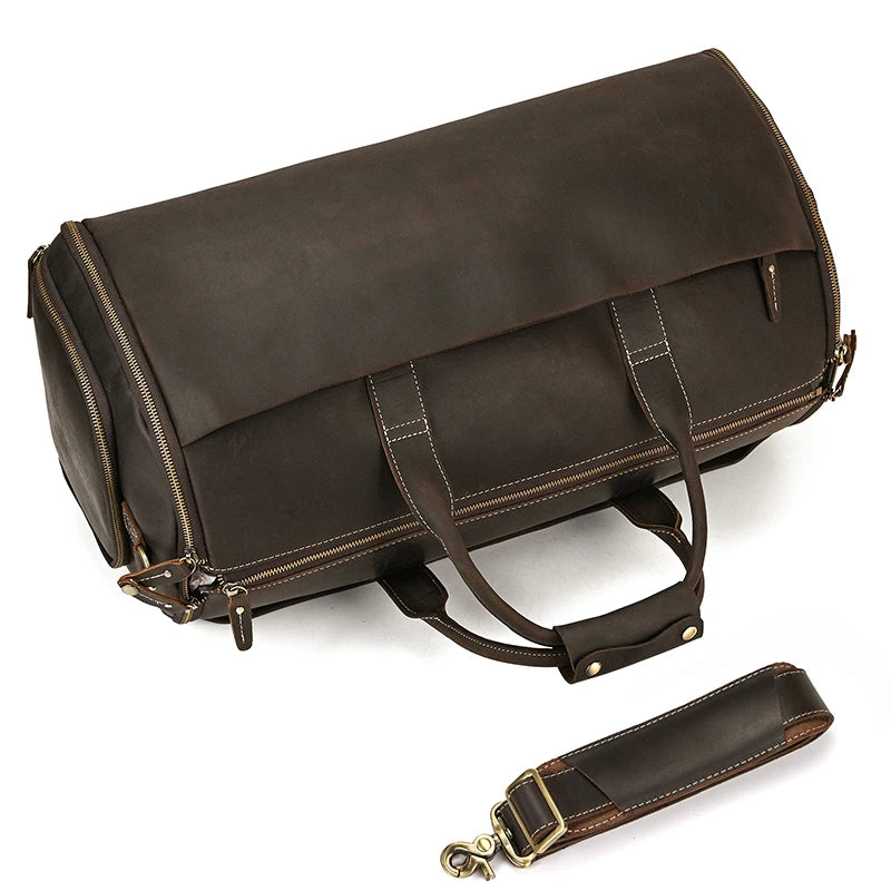 Sac de Voyage Costume Homme Cuir Gabriel | Business 48h