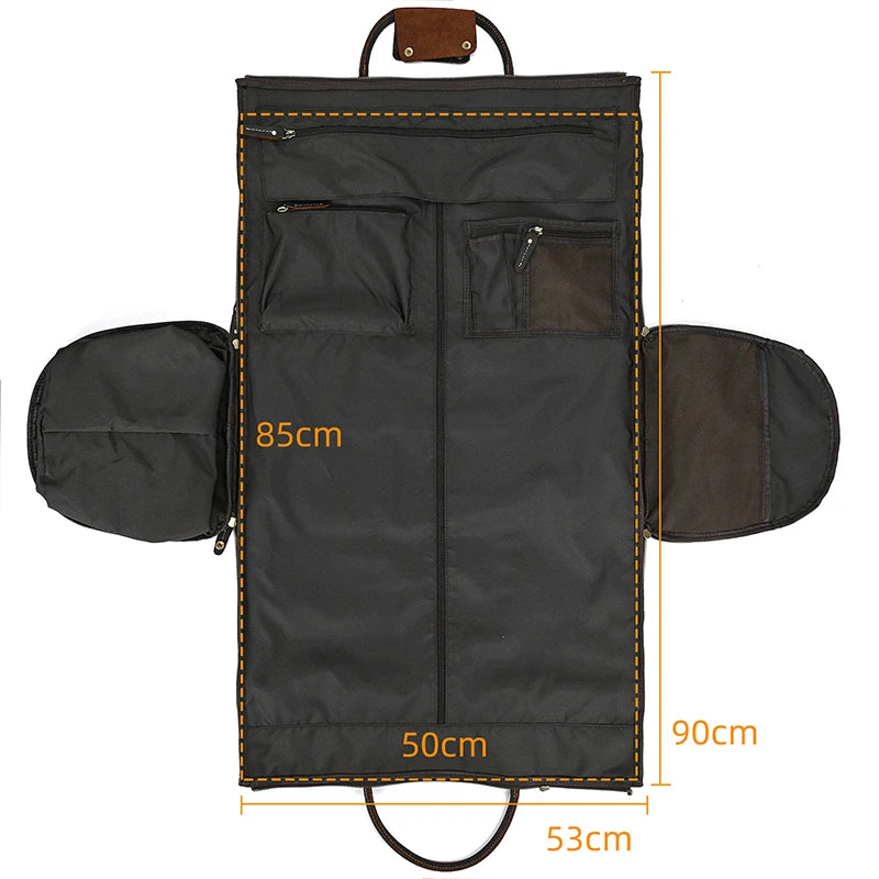 Sac de Voyage Costume Homme Cuir Gabriel | Business 48h