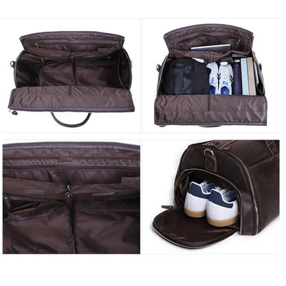 Sac de Voyage Costume Homme Cuir Gabriel | Business 48h