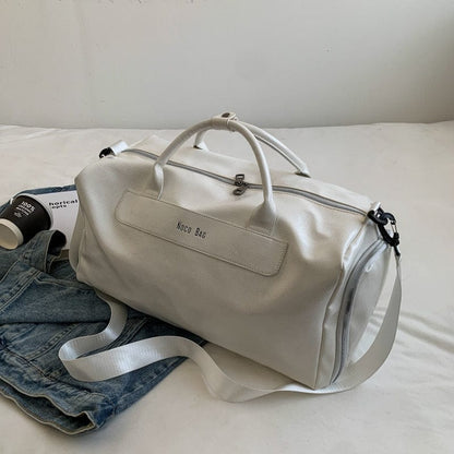 Sac de Voyage Cuir Femme Aya | La Casa du Cuir Beige / Cuir (PU) / Femme Sac de voyage
