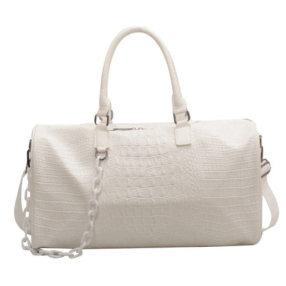 Sac de voyage Cuir Femme Théa | La Casa du Cuir Blanc / Cuir (PU) / Femme sac à main