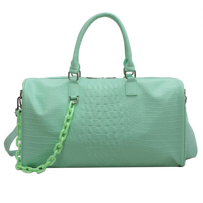 Sac de voyage Cuir Femme Théa | La Casa du Cuir Olive / Cuir (PU) / Femme sac à main