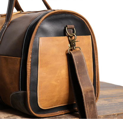 Sac de Voyage de Luxe Femme – Cuir Patchwork Élégant et Pratique Patchwork