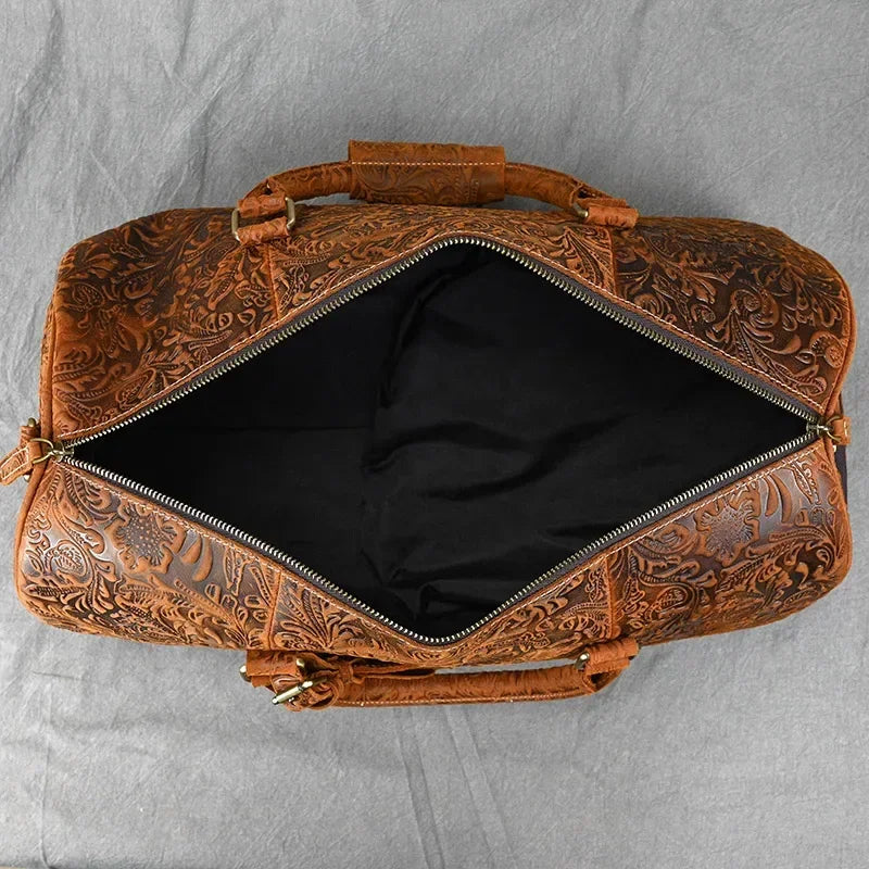 Sac de Voyage Femme Cuir Indila – Élégance et Grande Capacité