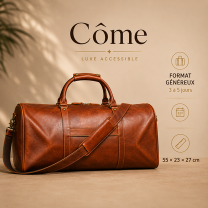 Sac de Voyage Homme Cuir Côme | Luxe Accessible Sac de voyage