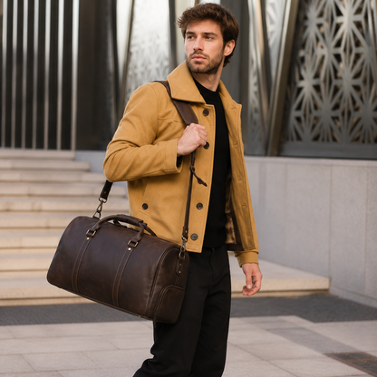 Sac de Voyage Homme Cuir Ismaël | Format Cabine Sac de voyage