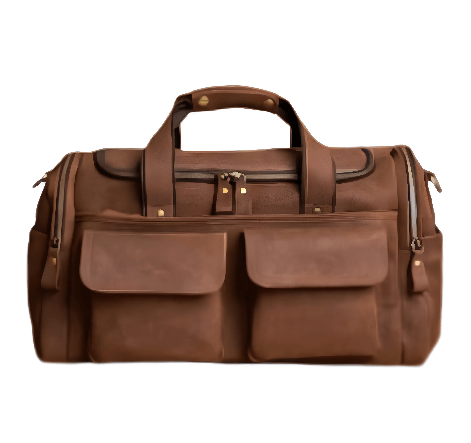 Sac de Voyage Homme | Sac Voyage Homme Cuir  Café / Cuir / Homme Sac de voyage