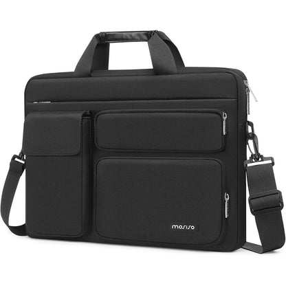 Sac Femme Ordinateur 17 Pouces – Grande Capacité, Sécurité & Élégance Noir / Tissu Technique Sac Ordinateur