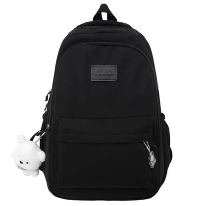 Sac Lycee Alma | La Casa du Cuir Noir / 16 Pouces / Nylon Oxford sac à dos ordinateur