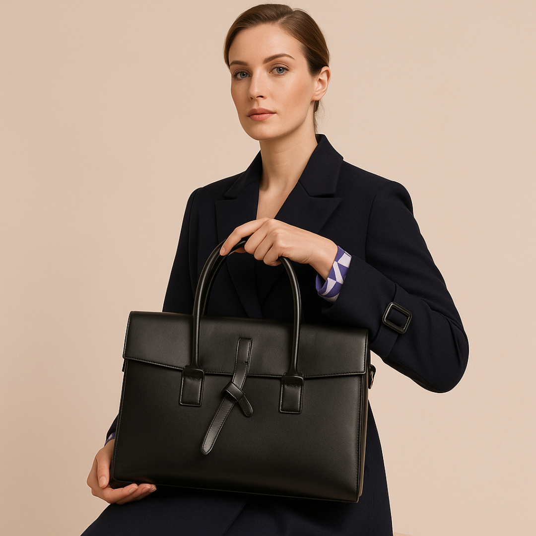 Sac Ordinateur Cuir Femme Roxane – Élégant, 14” et Sécurisé Sac Ordinateur