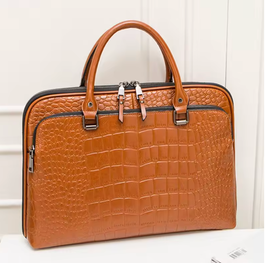 Sac Ordinateur Femme | Sac Ordinateur Femme Cuir | Collection 2024 Marron / Cuir Sac Ordinateur