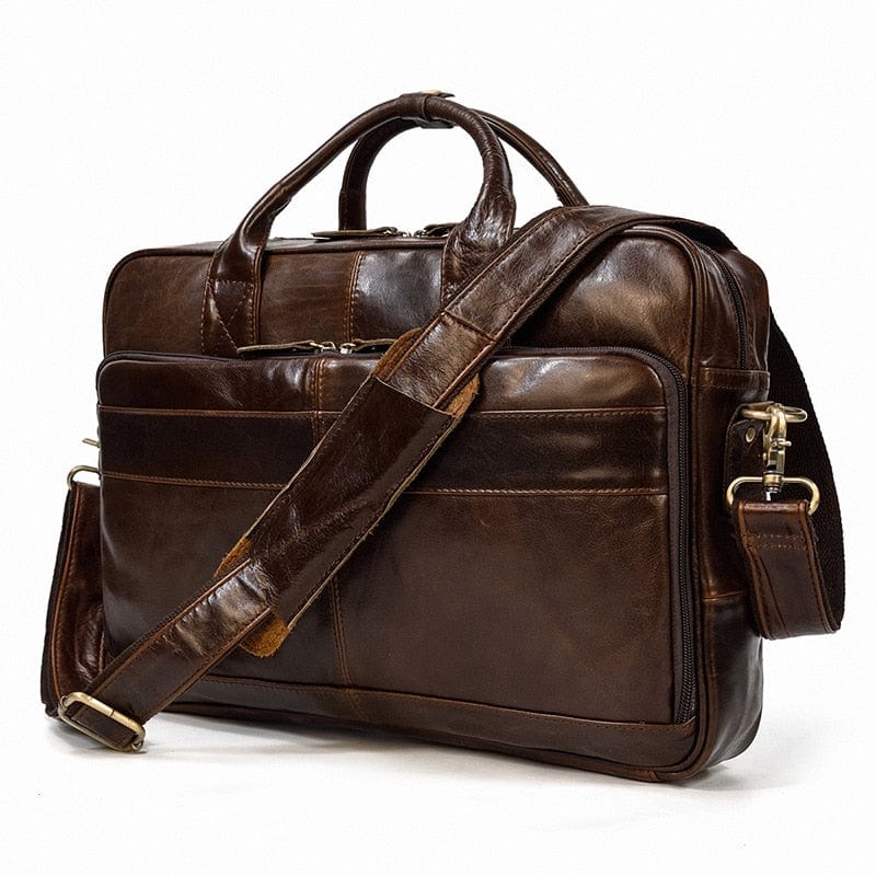 Cartable Cuir Homme, Sac Ordinateur Homme Cuir,  Sac Ordinateur