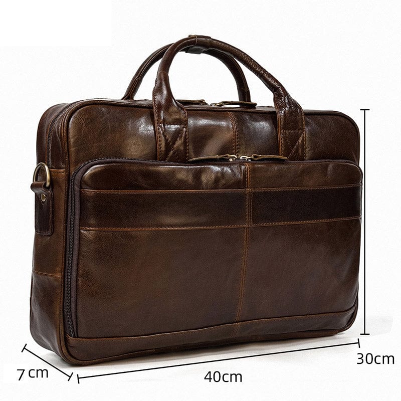 Cartable Cuir Homme, Sac Ordinateur Homme Cuir,  Sac Ordinateur