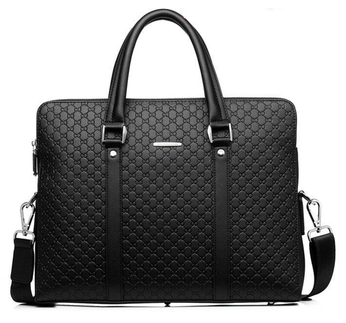 Sac Ordinateur Homme Cuir  Noir 14 pouces / Cuir (PU) / Homme Sac Ordinateur