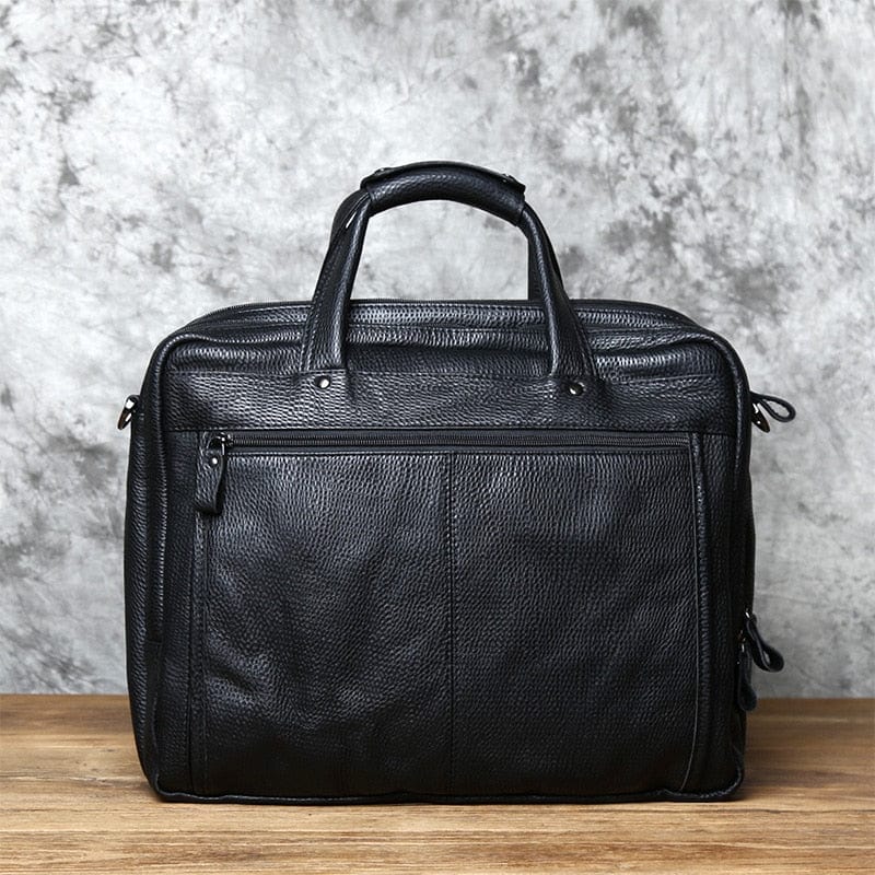 Sac Ordinateur Homme Cuir  Noir / Cuir / Homme Sac Ordinateur