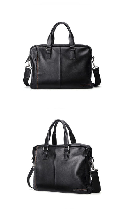 Sac Ordinateur Homme Cuir Noam | La Casa du Cuir Noir / Cuir / Homme Sac Ordinateur