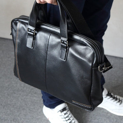 Sac Ordinateur Homme Cuir Noam | La Casa du Cuir Noir / Cuir / Homme Sac Ordinateur