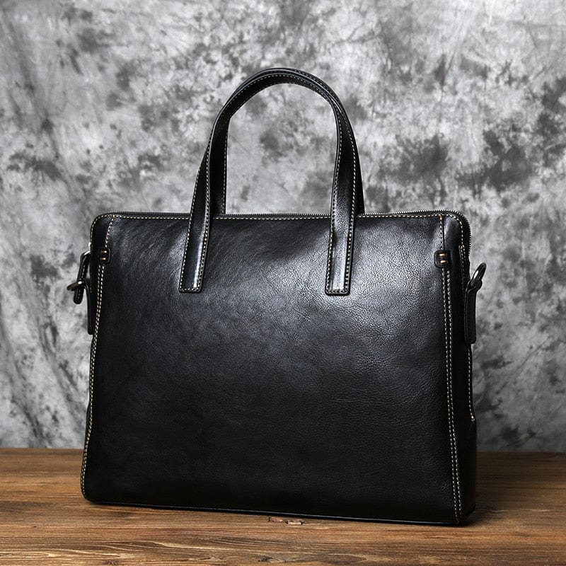 Sac Ordinateur Homme Cuir  Noir / Cuir / Homme Sac Ordinateur