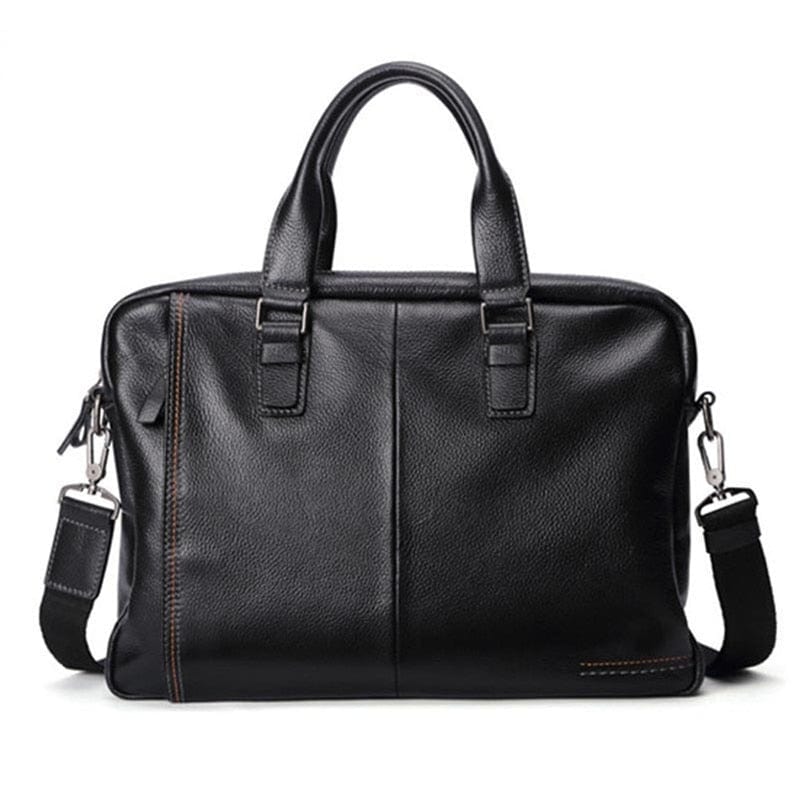 Sac Ordinateur Homme Cuir  Noir / Cuir / Homme Sac Ordinateur